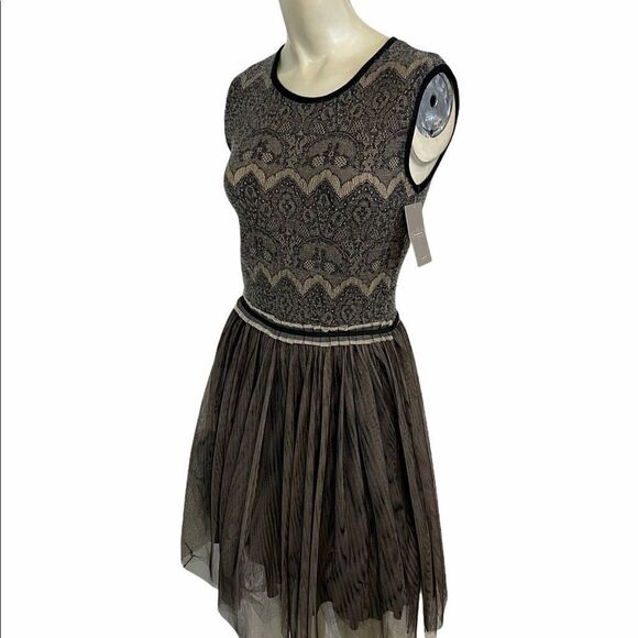 Anthropologie Weston Wear Sweater Lace Dress S NWT - Picture 3 of 7